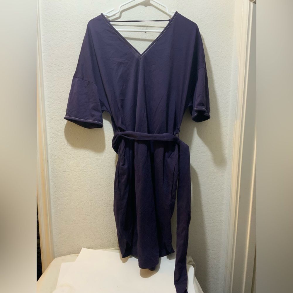 NWOT Brunello Cucinelli double V neck size L Monili detail made in Italy